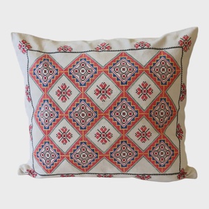 Vintage kéziszövött hímzett Rákóczi mintás párnahuzat 53x48 cm - Meska.hu