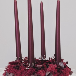 Adventi koszorú, Karácsony, Adventi díszek, Adventi koszorú, Virágkötés, MESKA