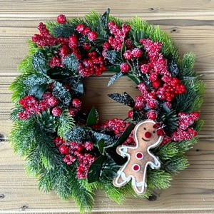 Mézis téli ajtódísz - karácsony - adventi díszek - adventi ajtódísz - Meska.hu