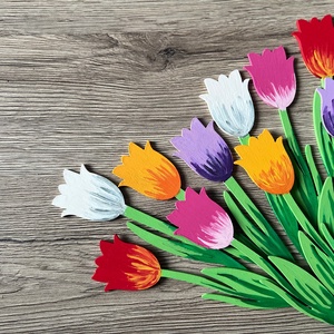 Anyák napi tulipán - Meska.hu