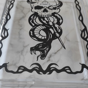 Egyedi könyv formájú plexi váza - Harry Potter inspirálta stílusban  - otthon & életmód - dekoráció - virágdísz és tartó - váza - Meska.hu