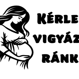 Autómatrica - Kérlek, vigyázz ránk! -  kismama autómatrica, baby on board - otthon & életmód - autó - autós matrica - Meska.hu