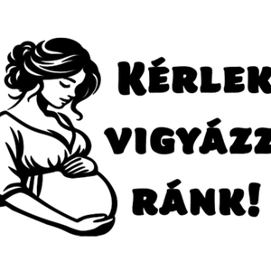 Autómatrica - Kérlek, vigyázz ránk! -  kismama autómatrica, baby on board - otthon & életmód - autó - autós matrica - Meska.hu