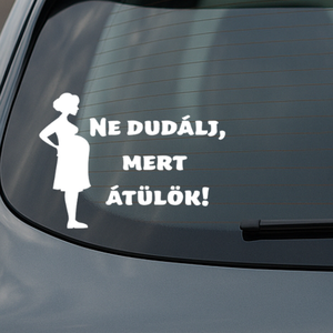 Autómatrica - Baby on board, kismama az autóban - otthon & életmód - autó - autós matrica - Meska.hu