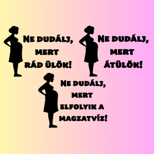 Autómatrica - Baby on board, kismama az autóban - otthon & életmód - autó - autós matrica - Meska.hu