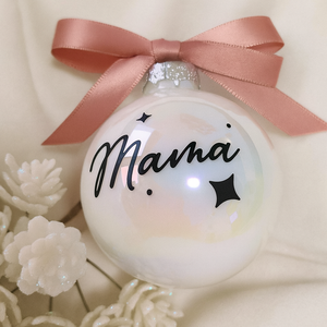 Névre szóló irizáló karácsonyi gömb, egyedi karácsonyfa dísz, Karácsony, Karácsonyi lakásdekoráció, Karácsonyfadíszek, Fotó, grafika, rajz, illusztráció, Mindenmás, MESKA