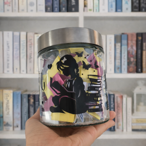 Egyedi TBR Jar � személyre szabható könyves motivációs üveg, könyvmoly, dark romance, romantikus, könyvek - könyv & zene - könyv - Meska.hu