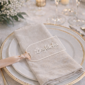 Plexi esküvői ültető, ültetőkártya, akril ültető, névkártya, névtábla, ültetőtábla, névreszóló - Meska.hu