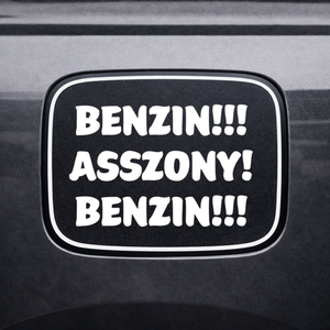 Vicces Autómatrica, autósmatrica - Vicces tanksapka matrica � egyedi felirattal, Otthon & Életmód, Autó, Autós matrica, Fotó, grafika, rajz, illusztráció, MESKA
