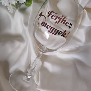 Névre szóló boros pohár, pálinkás pohár köszönőajándék, ültető pohár, neves pohár, üveg pohár - Meska.hu