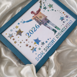 Ballagási Ajándék Pénzátadó Képkeret, Otthon & Életmód, Papír, írószer, Ajándékozás kellékei, Pénzátadó képkeret, Papírművészet, Egyedi ballagási pénzátadó – amikor a boríték már túl uncsi! 

Ez a 21x30 cm-es, keretezett meglepe..., MESKA