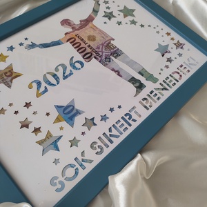 Ballagási Ajándék Pénzátadó Képkeret - otthon & életmód - papír, írószer - ajándékozás kellékei - pénzátadó képkeret - Meska.hu