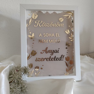 Prémium Szülőköszöntő ajándék képkeret, Esküvő, Emlék & Ajándék, Szülőköszöntő ajándék, Fotó, grafika, rajz, illusztráció, MESKA