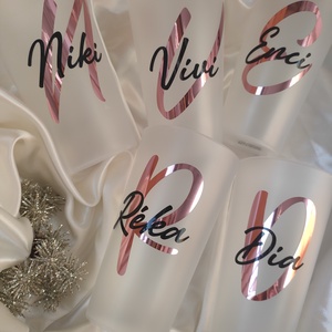 Repohár névvel, Egyedi feliratos repohár, Legénybúcsús ajándék, Lánybúcsús ajándék, Esküvői köszönőajándék - esküvő - lánybúcsú - Meska.hu