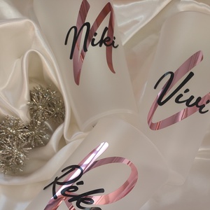 Repohár névvel, Egyedi feliratos repohár, Legénybúcsús ajándék, Lánybúcsús ajándék, Esküvői köszönőajándék - esküvő - lánybúcsú - Meska.hu