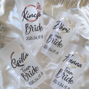 Repohár névvel, Egyedi feliratos repohár, Legénybúcsús ajándék, Lánybúcsús ajándék, Esküvői köszönőajándék, Esküvő, Lánybúcsú, Fotó, grafika, rajz, illusztráció, MESKA