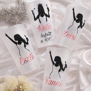 Lánybúcsú pohár, Fesztivál pohár, Névreszóló repohár, Repohár felirattal, Egyedi repohár, Neves műanyag pohár, Feliratos - Meska.hu