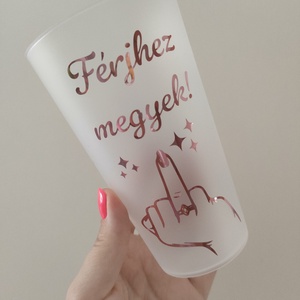 Repohár névvel, Egyedi feliratos repohár, Legénybúcsús ajándék, Lánybúcsús ajándék, Esküvői köszönőajándék - esküvő - lánybúcsú - Meska.hu