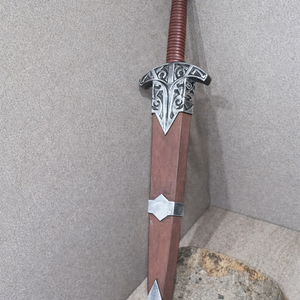 Skyrim Acél Tőr bőr markolattal + tok - 3D nyomtatott, kézzel festett, Játék & Sport, Szerepjáték, Festett tárgyak, MESKA