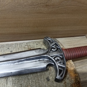 Skyrim Acél Tőr bőr markolattal + tok - 3D nyomtatott, kézzel festett - játék & sport - szerepjáték - Meska.hu