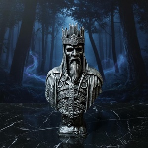 3D nyomtatott Halottak Királya - Gyűrűk Ura - Miniatűr szobor / Fekete PLA festett változat, Otthon & Életmód, Dekoráció, Asztal és polc dekoráció, Könyvszobor, Festett tárgyak, Szobrászat, MESKA