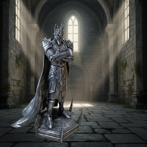 3D nyomtatott Sauron - Gyűrűk Ura - Miniatűr szobor / Fekete PLA festett változat, Otthon & Életmód, Dekoráció, Asztal és polc dekoráció, Könyvszobor, Festett tárgyak, Mindenmás, MESKA