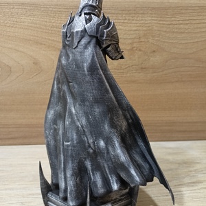 3D nyomtatott Sauron - Gyűrűk Ura - Miniatűr szobor / Fekete PLA festett változat - otthon & életmód - dekoráció - asztal és polc dekoráció - könyvszobor - Meska.hu