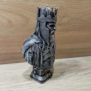 3D nyomtatott Halottak Királya - Gyűrűk Ura - Miniatűr szobor / Fekete PLA festett változat - otthon & életmód - dekoráció - asztal és polc dekoráció - könyvszobor - Meska.hu