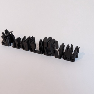 Star Wars Duál Nézetű Display  3D Nyomtatott Optikai Illúzió  Logó és Karakterek - otthon & életmód - dekoráció - asztal és polc dekoráció - könyvszobor - Meska.hu