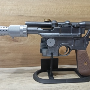 Egyedi 3D nyomtatott Han Solo DL-44 Lézerpisztoly - Két féle kivitelben! Airbrush festéssel - játék & sport - szerepjáték - Meska.hu