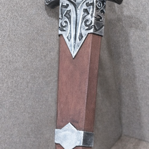 Skyrim Tőr igazi bőr markolattal + tok - 3D nyomtatott, kézzel festett - játék & sport - szerepjáték - Meska.hu