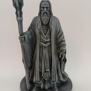 Saruman 3D nyomtatott festett szobor - Meska.hu