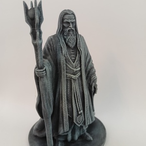 Saruman 3D nyomtatott festett szobor - otthon & életmód - dekoráció - asztal és polc dekoráció - könyvszobor - Meska.hu