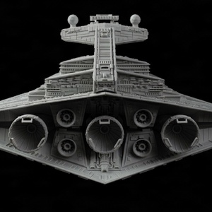 Star Wars Birodalmi csillagromboló 3D nyomatott - otthon & életmód - dekoráció - asztal és polc dekoráció - könyvszobor - Meska.hu