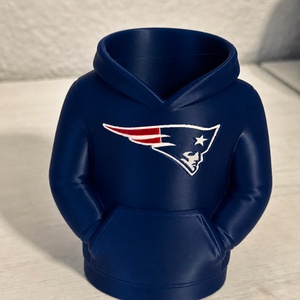 New England Patriots 3D nyomtatott asztali tolltartó � egyedi névvel és számmal, Otthon & Életmód, Papír, írószer, Tolltartó & Ceruzatekercs, , MESKA