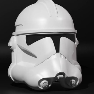 Phase 2 Clone Trooper sisak � 3D nyomtatott festetlen fehér változat - Meska.hu