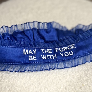 Harisnyakötő (STAR WARS, May the Force Be with You), Esküvő, Kiegészítők, Harisnyatartó & Valami kék, Varrás, MESKA