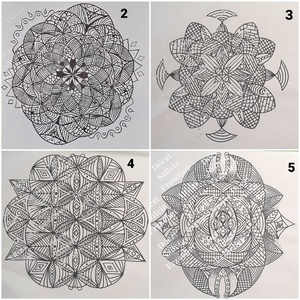 Mandala kifestő - művészet - más művészeti ág - Meska.hu