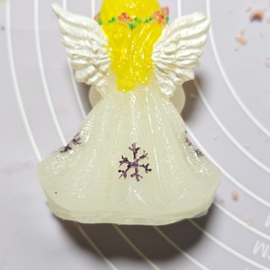 Kézzel festett angyal gyertya  - otthon & életmód - gyertya, illat, aroma - gyertya - Meska.hu