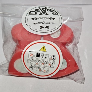 Szív alakú tea mécses  - otthon & életmód - gyertya, illat, aroma - gyertya - Meska.hu