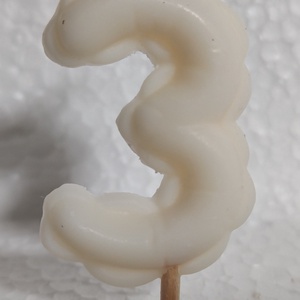 Szülinapi lufis szám gyertya  - otthon & életmód - gyertya, illat, aroma - gyertya - Meska.hu