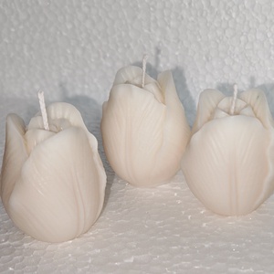 Tulipán alakú tea mécses  - otthon & életmód - gyertya, illat, aroma - gyertya - Meska.hu