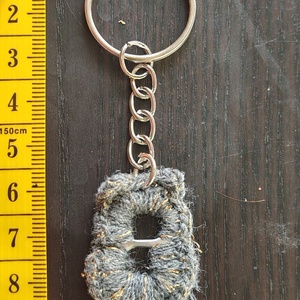 Horgolt cicás kulcstartó  - táska & tok - kulcstartó & táskadísz - kulcstartó - Meska.hu