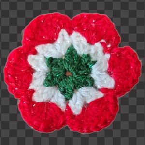 Horgolt kokárda kitűző  - ékszer - kitűző és bross - Meska.hu