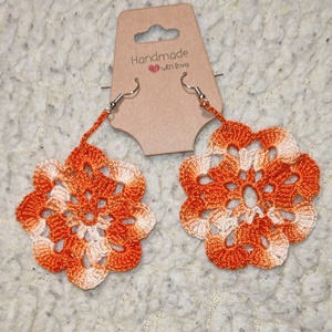 Horgolt Lunelle fülbevaló - ékszer - fülbevaló - lógó fülbevaló - Meska.hu