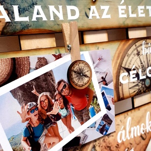 Szív alakú fényképes ajándék - otthon & életmód - dekoráció - kép & falikép - fából készült kép - Meska.hu