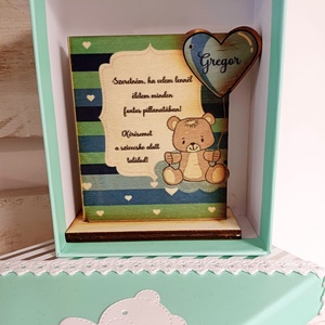 Keresztszülő felkérő dobozka meglepetéssel - játék & sport - keresztelőajándékok - Meska.hu