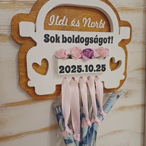 Esküvős pénzátadó, Esküvő, Emlék & Ajándék, Nászajándék, Esküvői pénzátadó boríték, kártya, Famegmunkálás, Gipszöntés, MESKA