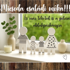 Minimalista család - otthon & életmód - dekoráció - asztal és polc dekoráció - asztaldísz - Meska.hu