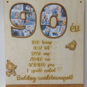 Szülinapi fényképes tábla - Meska.hu